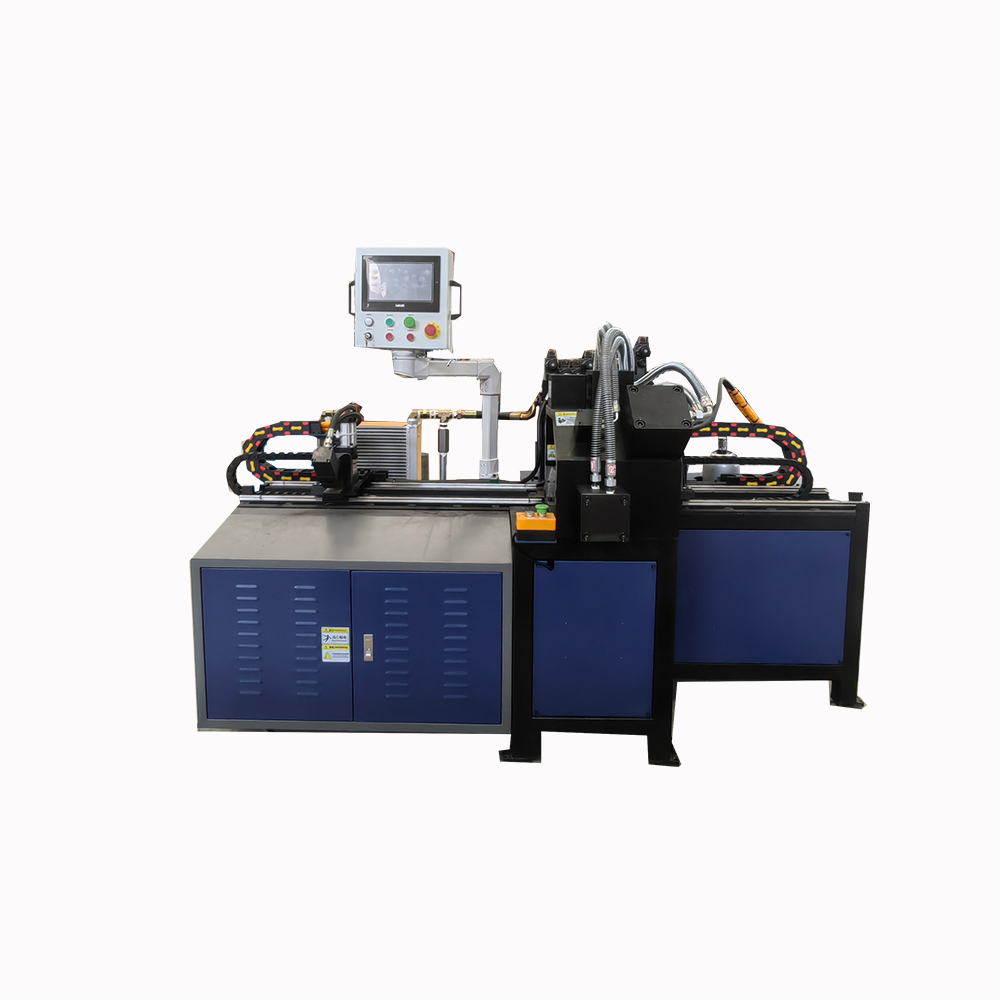 藍(lán)色角鐵沖切機(jī)